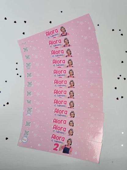 Ms Rachel Water bottle labels,Ms Rachel waterproof labels