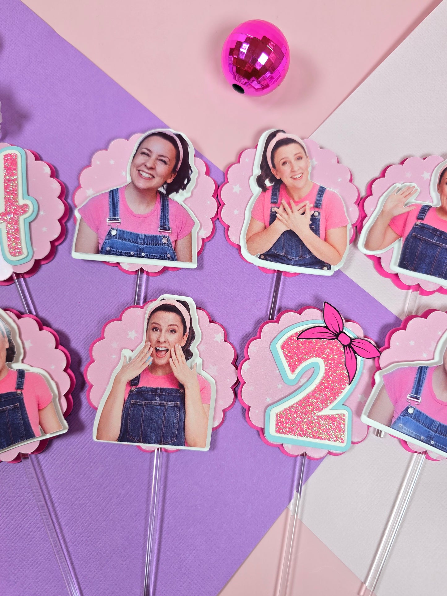Ms Rachel Cupcake Topper, Ms Rachel cupcake decor, Ms Rachel birthday