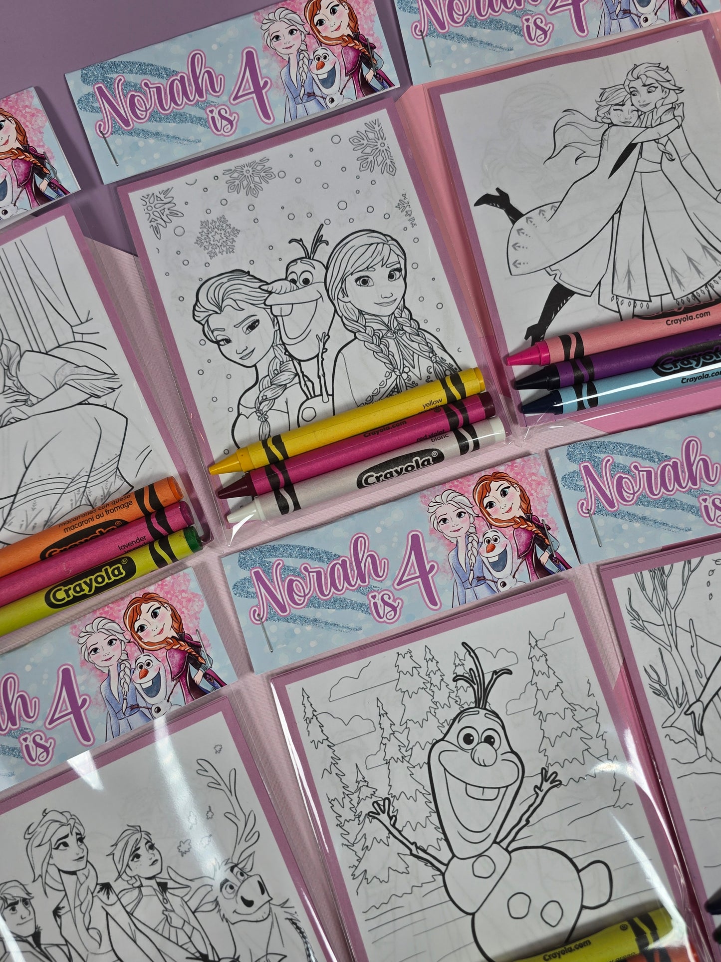 Frozen Coloring books, Frozen party favors, Frozen birthday