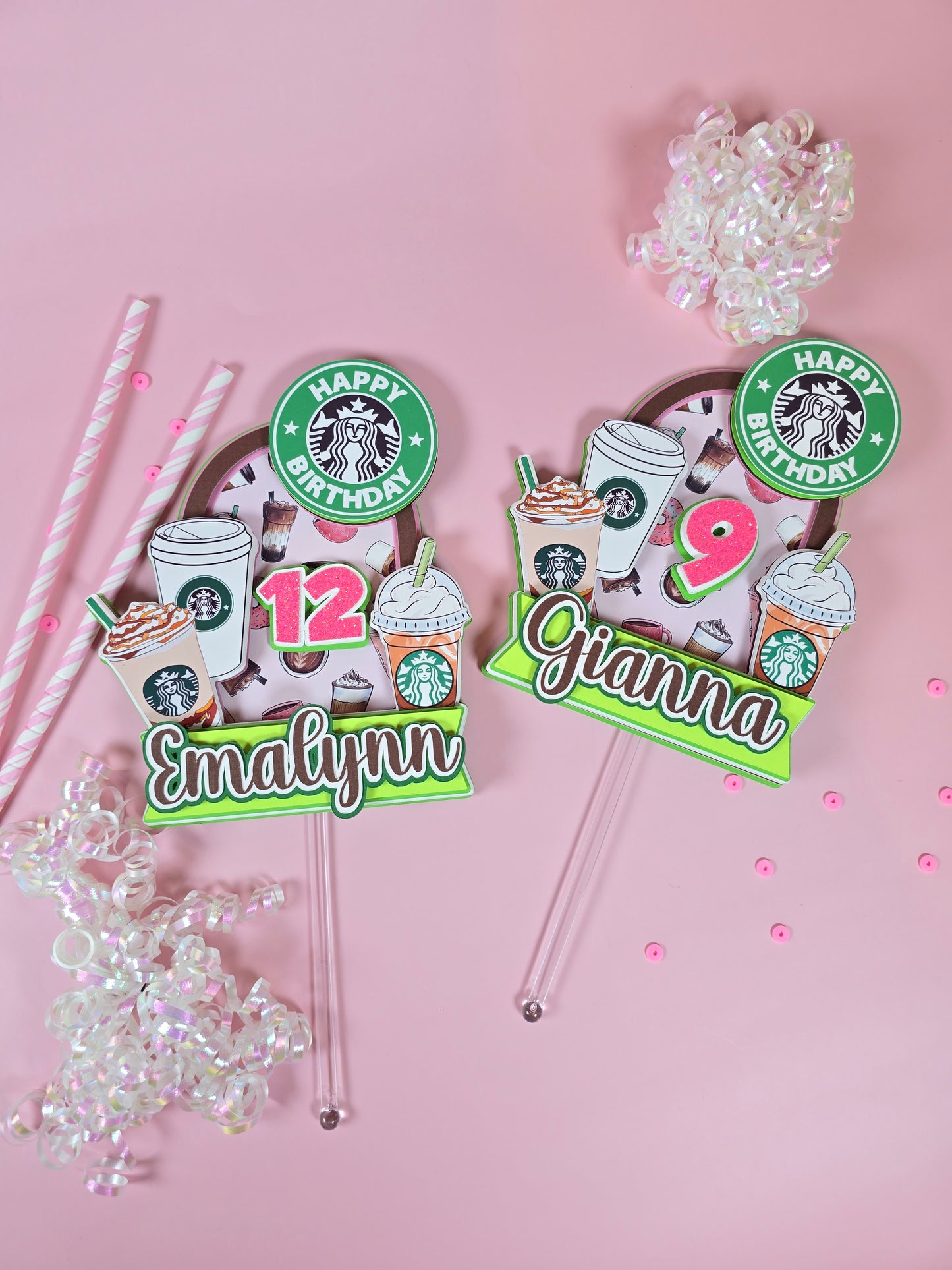 Coffee lover Cake topper, Coffee lover party theme