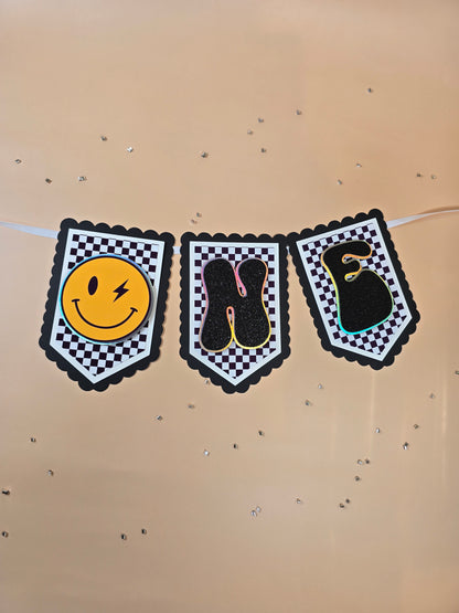 One Happy Dude high chair banner, One cool dude banner, One happy dude banner