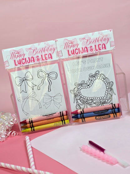 Coquette Coloring books, Love shack fancy party favors, Coquette birthday