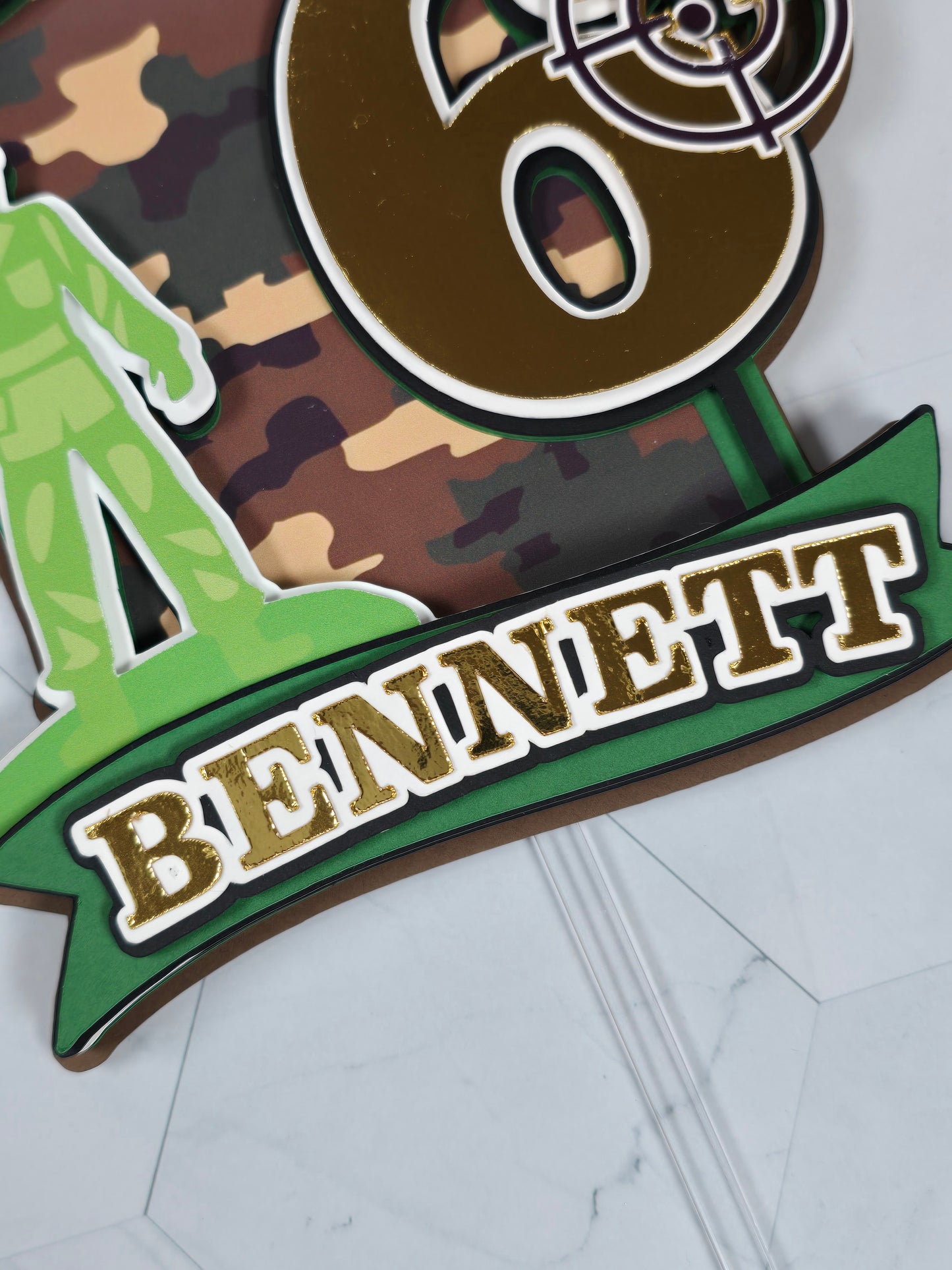 Army Man Cake topper, Army birthday theme, Army military party theme, Soldier cake topper