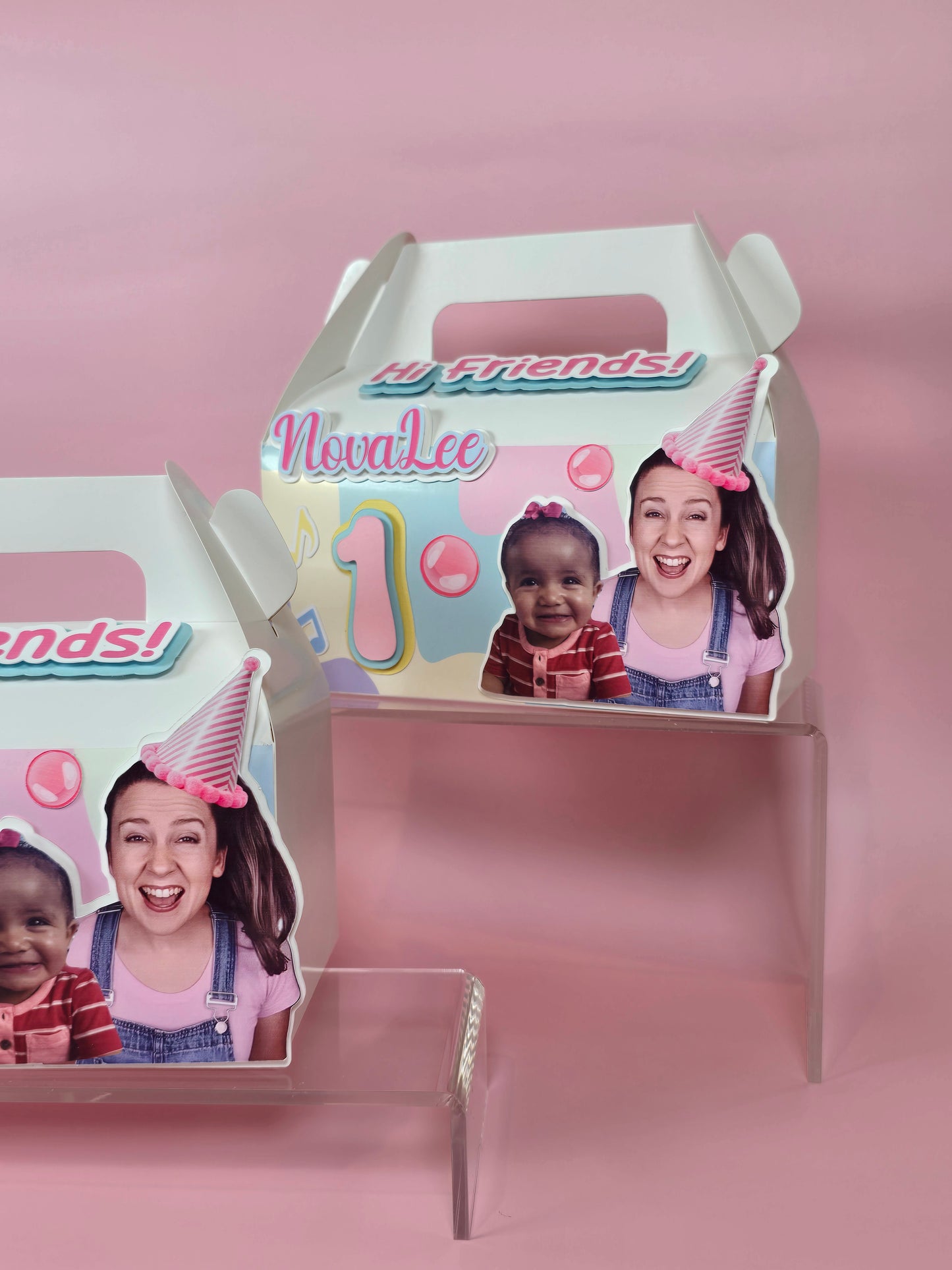 Ms Rachel Gable boxes, Ms Rachel party favors