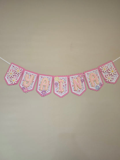 Daisies banner, Wild flowers banner, Daisy theme banner
