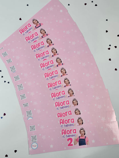 Ms Rachel Water bottle labels,Ms Rachel waterproof labels