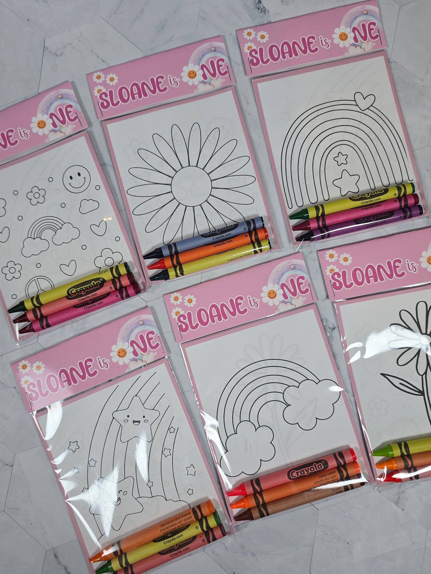 Daisy coloring books, Groovy Flowers Girly Pink coloring pages