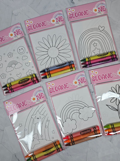 Daisy coloring books, Groovy Flowers Girly Pink coloring pages