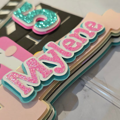 Movie theme Cake topper, Movie party Cake topper, Movie night cake topper