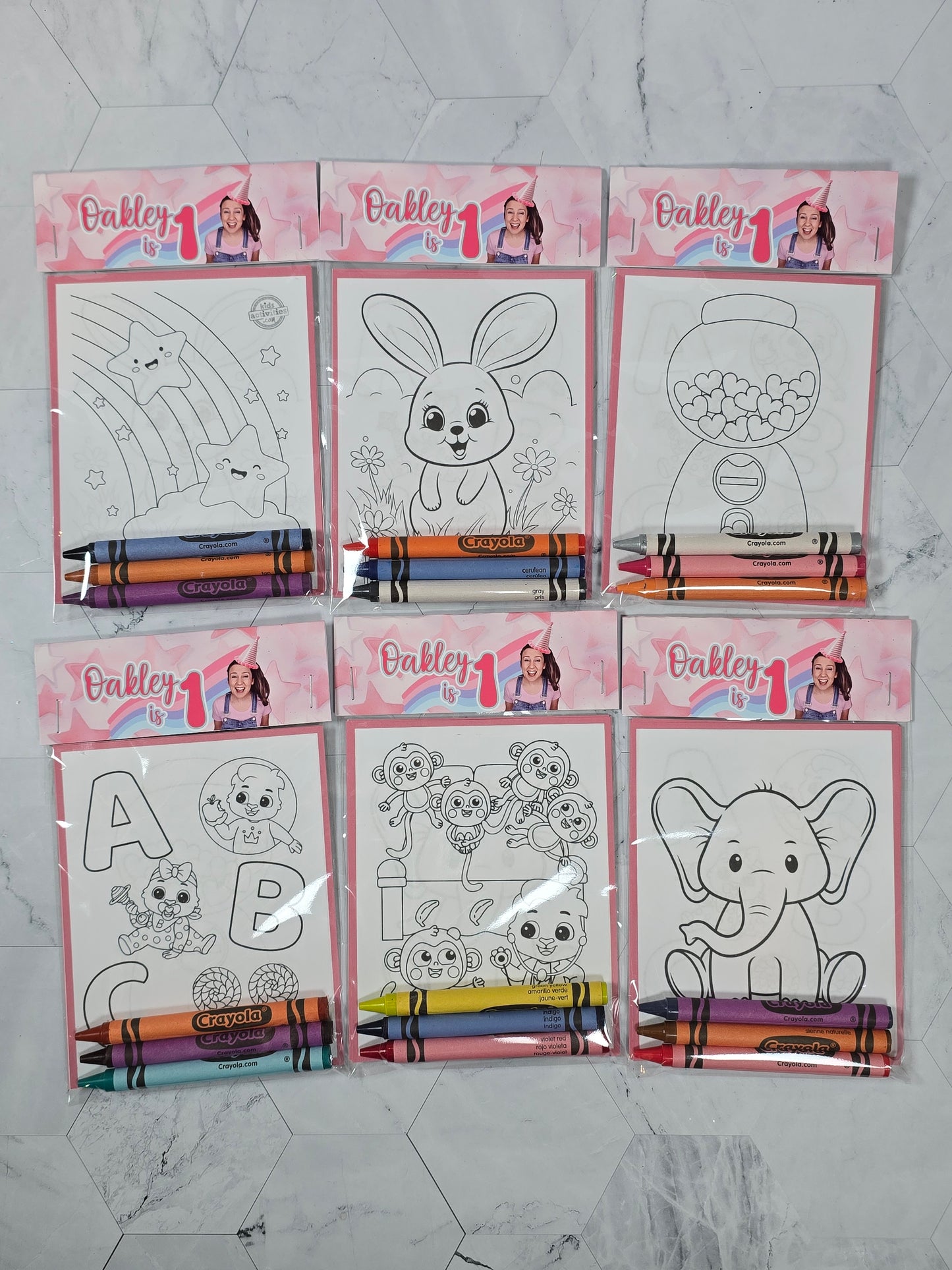 Ms Rachel Coloring books, Ms Rachel party favors