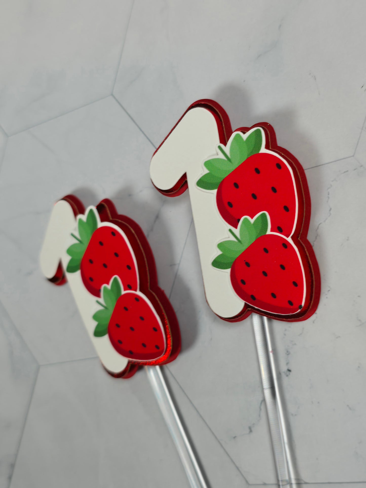 My Berry First Birthday Cake topper, berry first birthday, strawberry cake topper