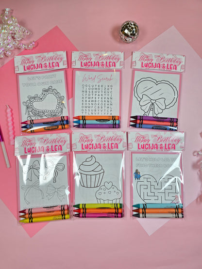Coquette Coloring books, Love shack fancy party favors, Coquette birthday