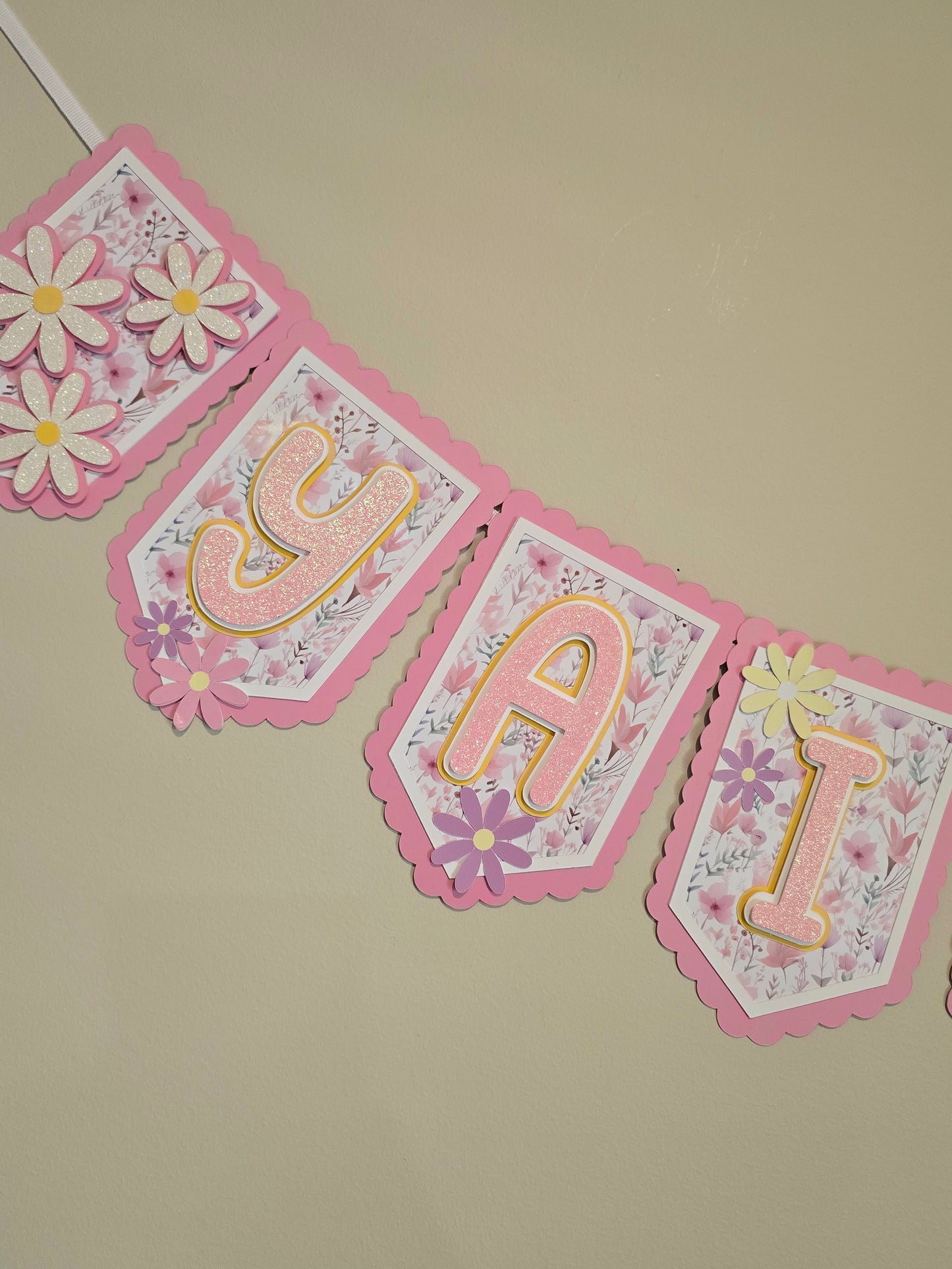 Daisies banner, Wild flowers banner, Daisy theme banner