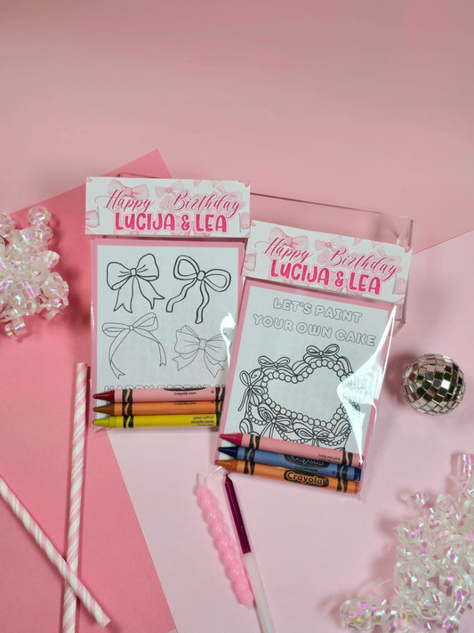Coquette Coloring books, Love shack fancy party favors, Coquette birthday