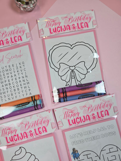 Coquette Coloring books, Love shack fancy party favors, Coquette birthday
