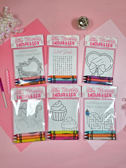 Coquette Coloring books, Love shack fancy party favors, Coquette birthday