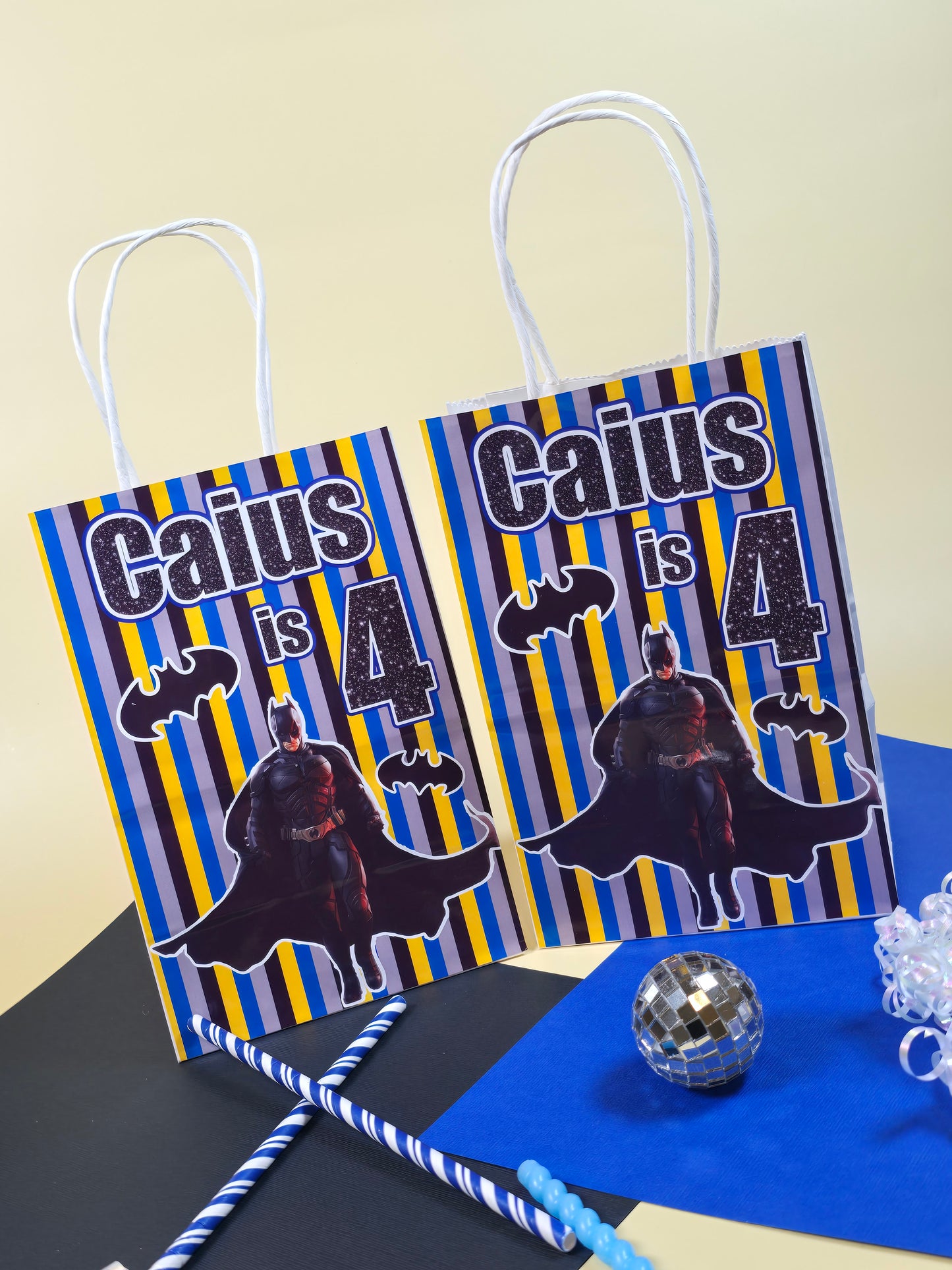 Batman Goodie bags, Batman gody bags, Batman party theme