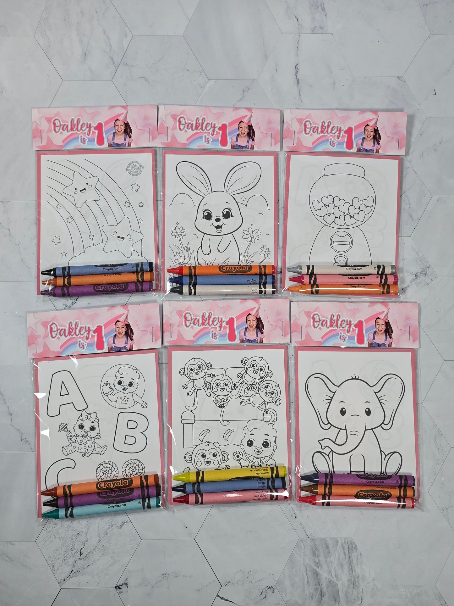 Ms Rachel Coloring books, Ms Rachel party favors