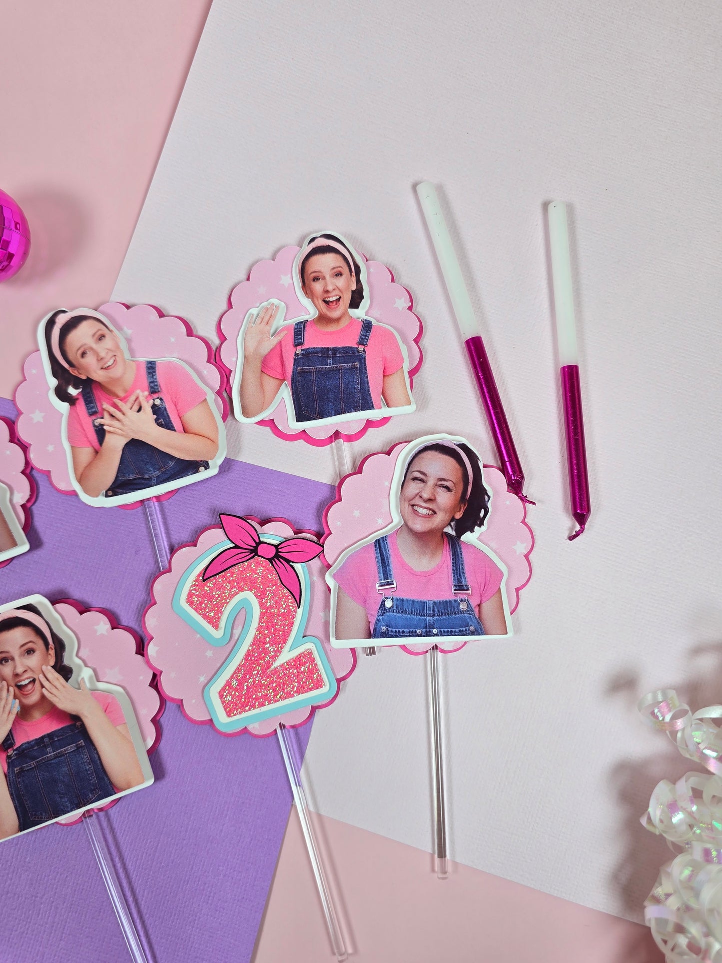 Ms Rachel Cupcake Topper, Ms Rachel cupcake decor, Ms Rachel birthday
