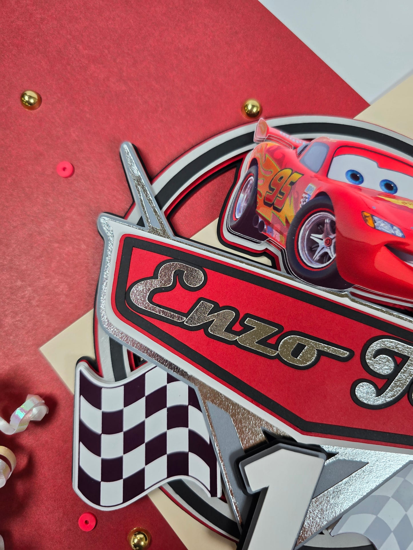 Cars Cake topper, Cars  birthday, Race cars party theme