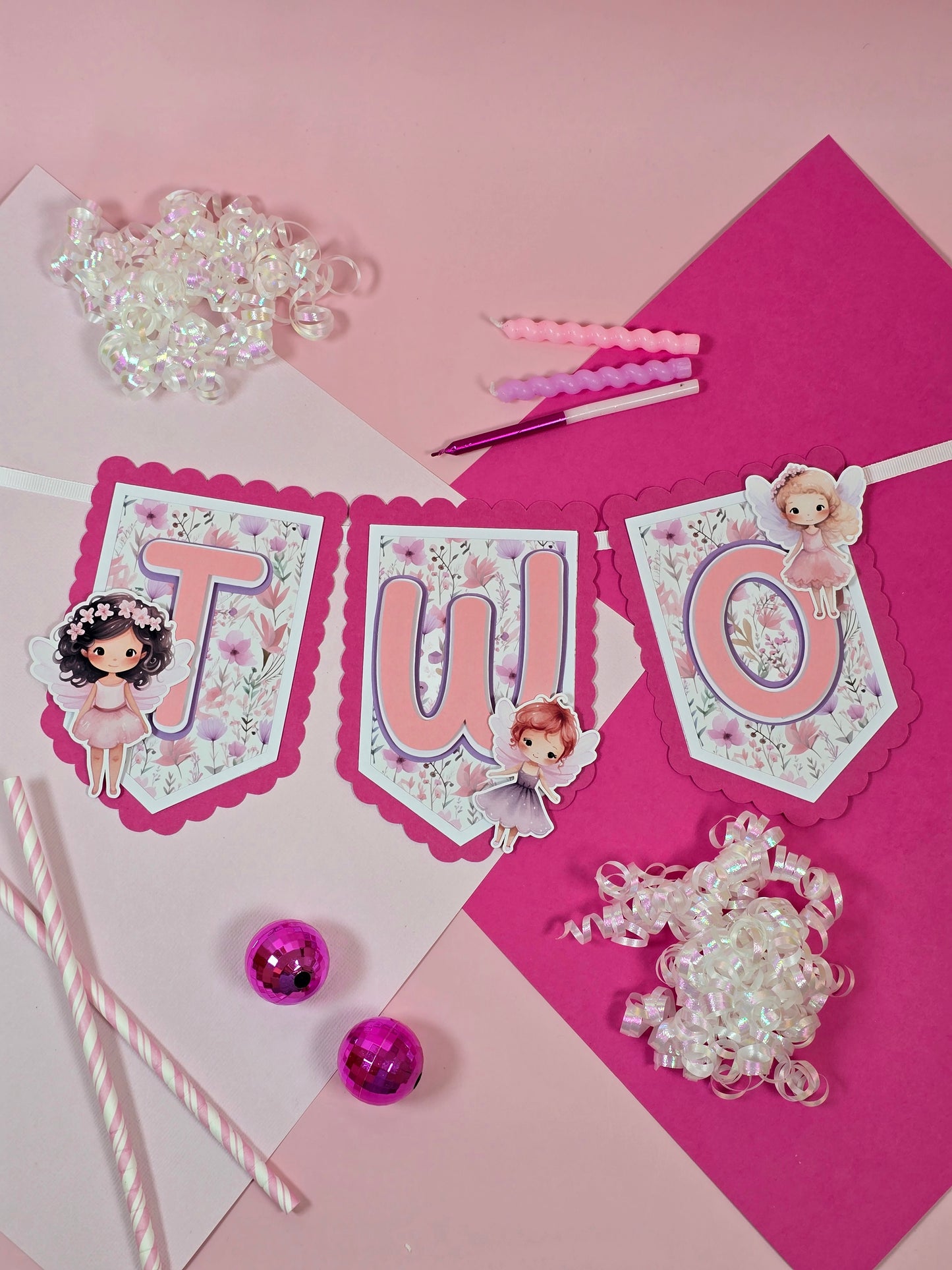 Fairy high chair banner, Fairy banner, Fairy Garden banner