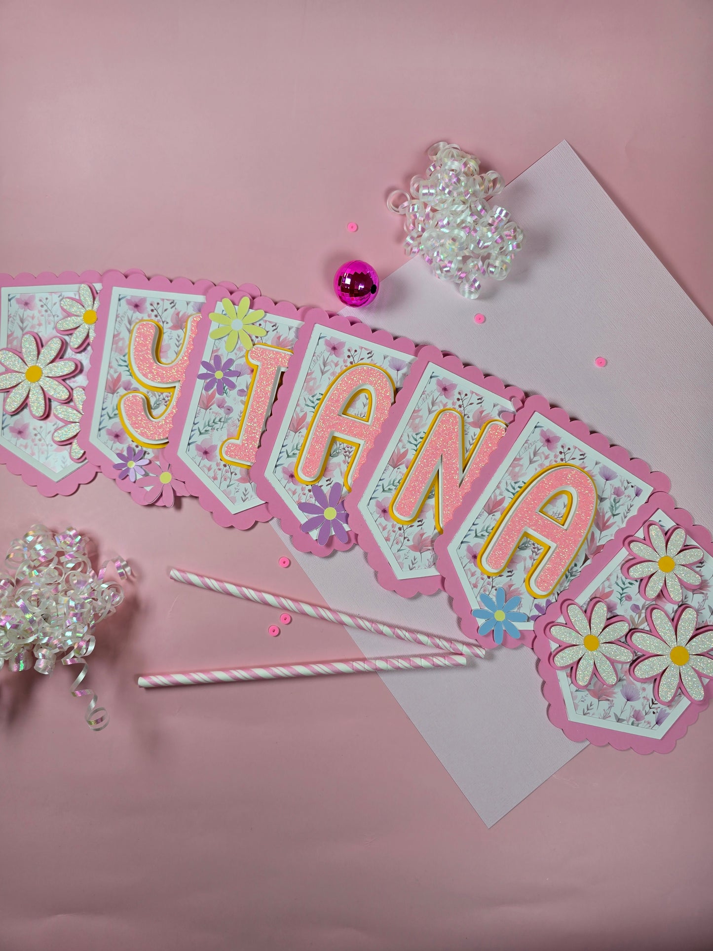 Daisies banner, Wild flowers banner, Daisy theme banner