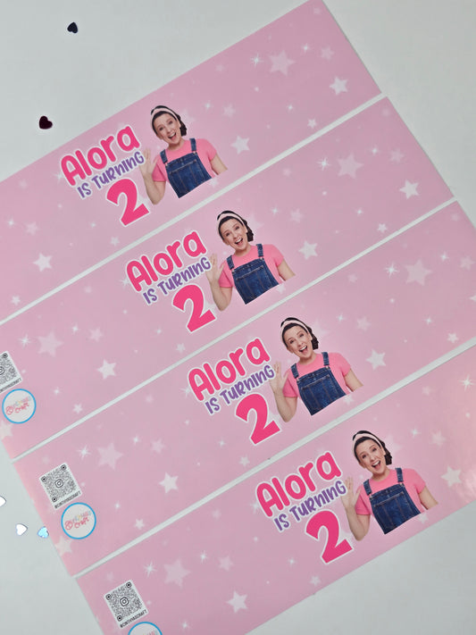 Ms Rachel Water bottle labels,Ms Rachel waterproof labels