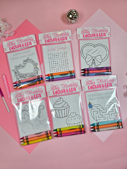 Coquette Coloring books, Love shack fancy party favors, Coquette birthday