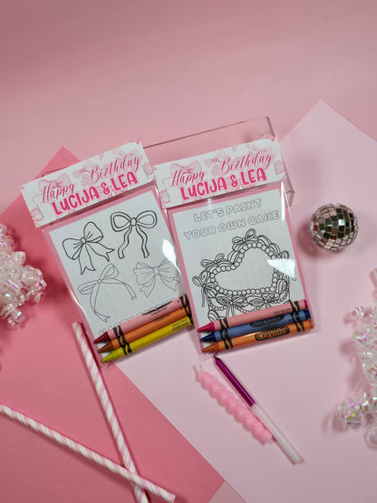 Coquette Coloring books, Love shack fancy party favors, Coquette birthday