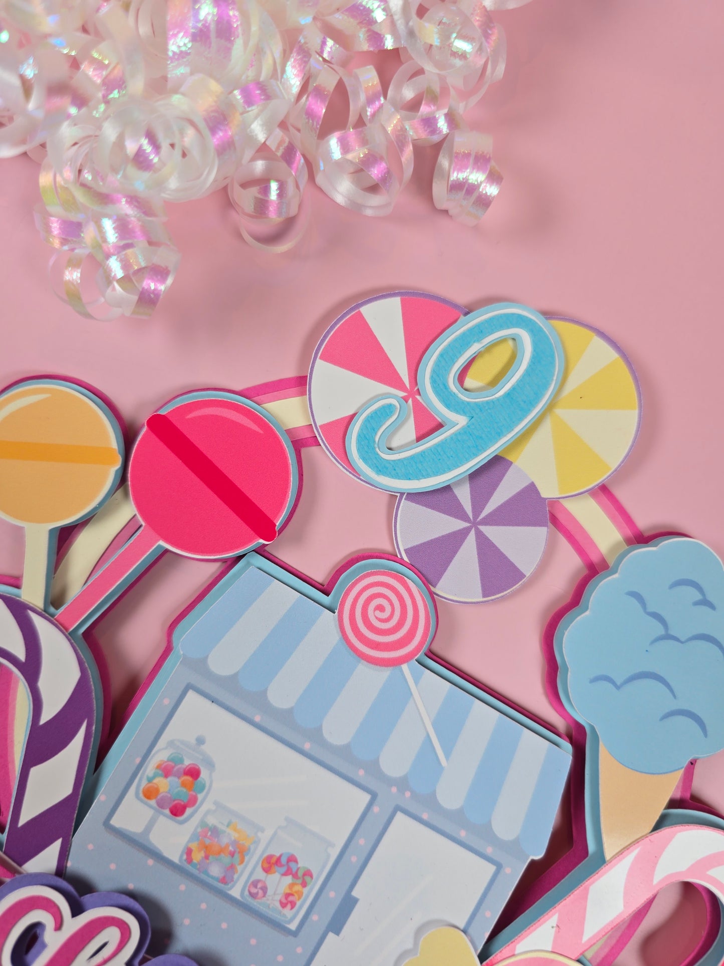 Candy land Cake topper, Candy and icecream theme party, Candyland party