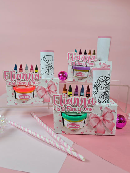 Coquette Activity Box, Love shack fancy activity box, Is a fancy one party favor Coquette party favor