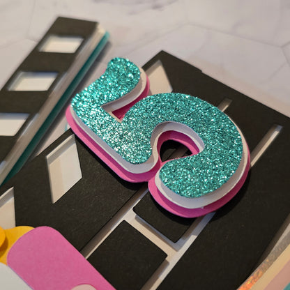 Movie theme Cake topper, Movie party Cake topper, Movie night cake topper