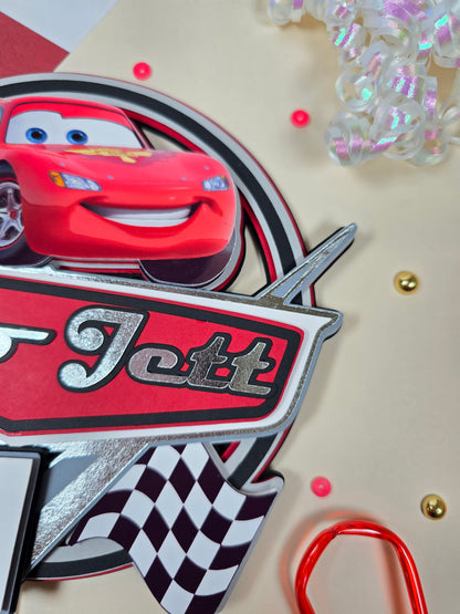 Cars Cake topper, Cars  birthday, Race cars party theme